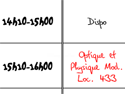 horaire